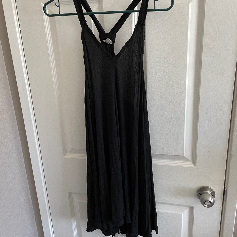 Ecote Black Beach Cover Up S